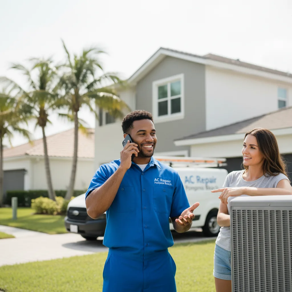 AC Repair Pompano Beach customer support in Martinsville